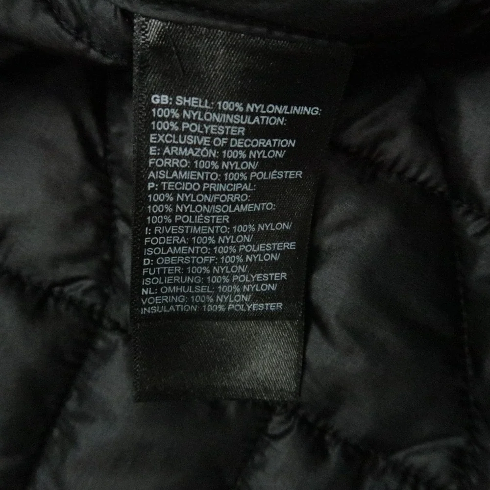 The North Face Vest Mens Extra Large Black Thermoball Full Zip Pockets Puffer XL